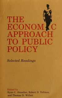 Imagen de portada: The Economic Approach to Public Policy 9780801498602