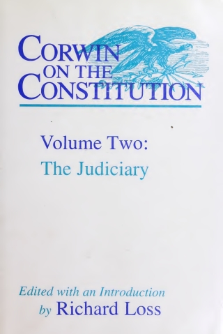 Imagen de portada: Corwin on the Constitution 9780801419966