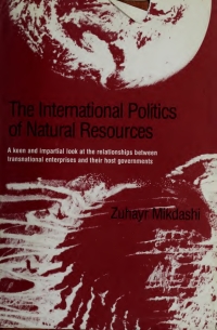 Cover image: The International Politics of Natural Resources 9780801410017