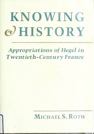 Imagen de portada: Knowing and History 9780801421365