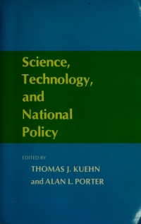 Cover image: Science, Technology, and National Policy 9780801498763