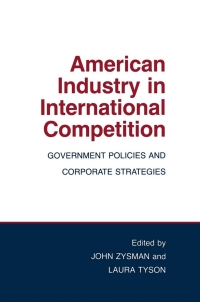 Cover image: American Industry in International Competition 9780801492976