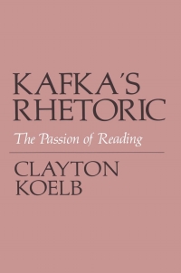 Cover image: Kafka's Rhetoric 9780801422447