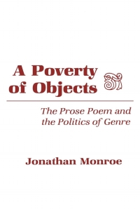 Cover image: A Poverty of Objects 9780801419676