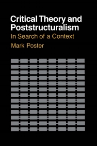 Imagen de portada: Critical Theory and Poststructuralism 9780801423369