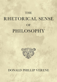 Omslagafbeelding: The Rhetorical Sense of Philosophy 9781501756344