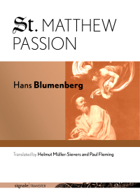 Cover image: St. Matthew Passion 9781501705809