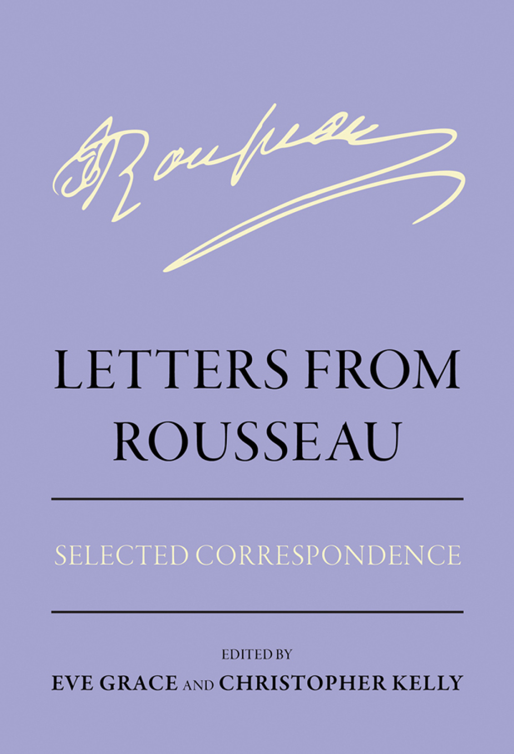 Letters from Rousseau Selected Correspondence