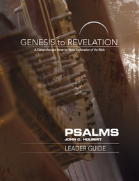 صورة الغلاف: Genesis to Revelation: Psalms Leader Guide 9781501848391