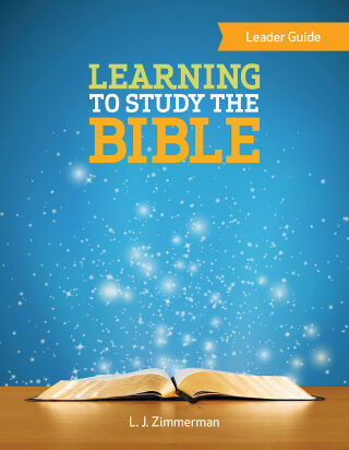Cover image: Learning to Study the Bible Leader Guide 9781501871078