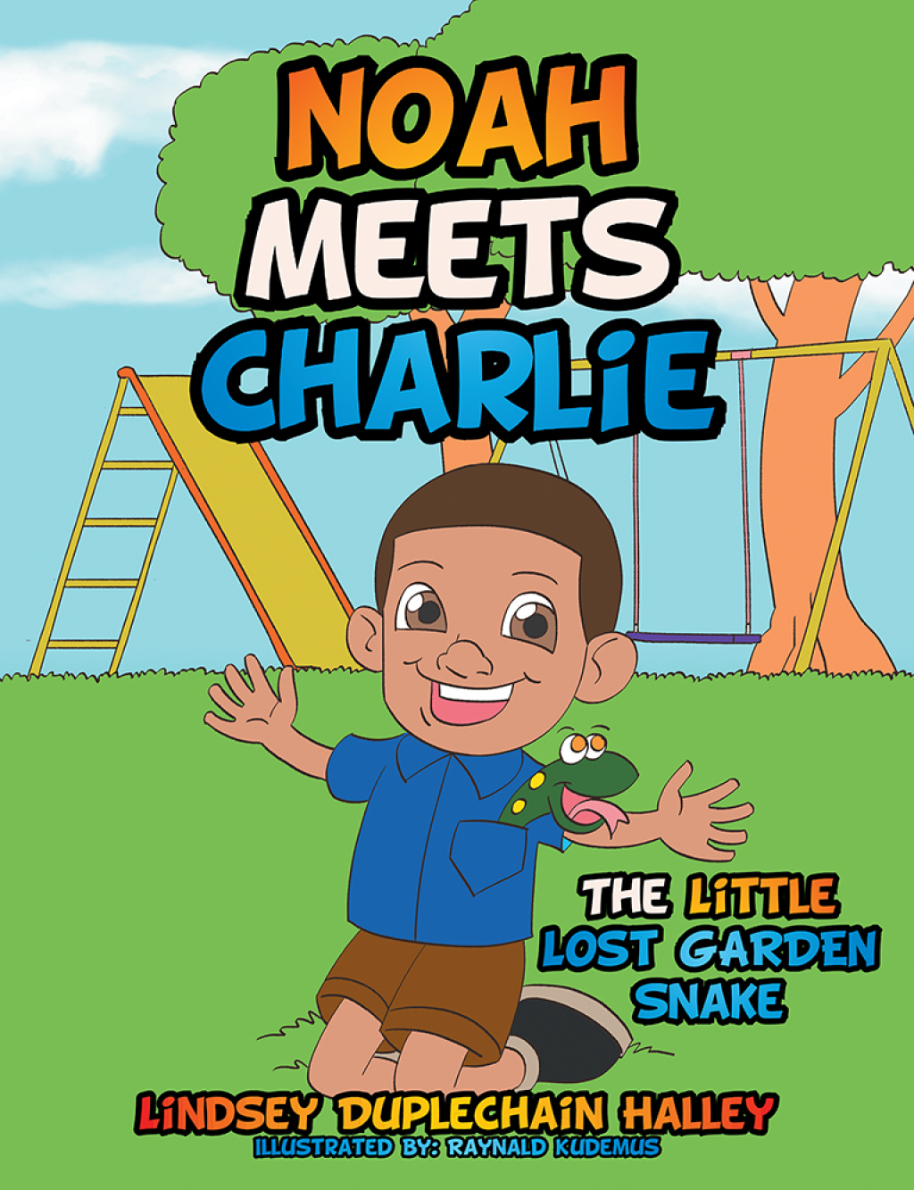 Noah Meets Charlie The Little Lost Garden Snake