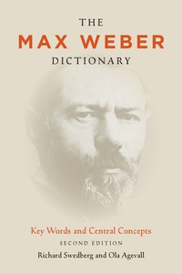 Titelbild: The Max Weber Dictionary 2nd edition 9780804783415
