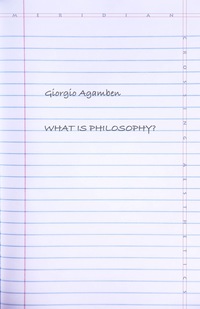 Cover image: What Is Philosophy? 1st edition 9781503602205