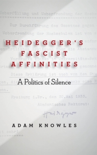 Cover image: Heidegger's Fascist Affinities 1st edition 9781503608788