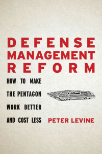 Imagen de portada: Defense Management Reform 1st edition 9781503611849
