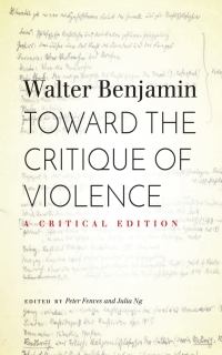 Cover image: Toward the Critique of Violence 1st edition 9780804749534