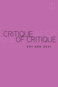 Cover image: Critique of Critique 1st edition 9781503633827