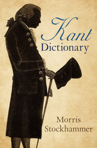Cover image: Kant Dictionary 9781504076333
