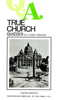 صورة الغلاف: True Church Quizzes 9780895551160