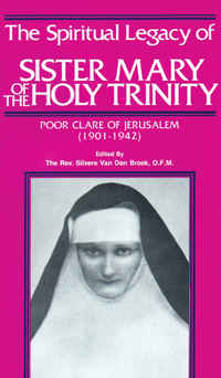 Cover image: The Spiritual Legacy of Sr. Mary of the Holy Trinity
