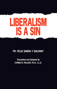 Imagen de portada: Liberalism Is A Sin 9780895554789