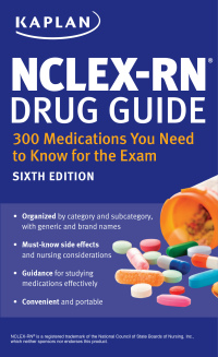 Cover image: NCLEX-RN Drug Guide: 300 Medications You Need to Know for the Exam 9781625231147