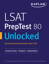 Cover image: LSAT PrepTest 80 Unlocked