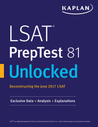 Cover image: LSAT PrepTest 81 Unlocked