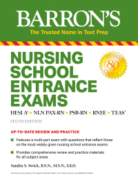 Cover image: Nursing School Entrance Exams 9781438012353