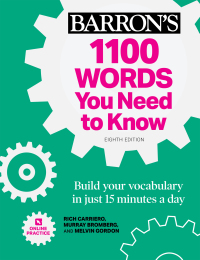 Cover image: 1100 Words You Need to Know   Online Practice 9781506271187