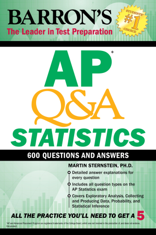 Cover image: AP Q&A Statistics:With 600 Questions and Answers 9781438011899