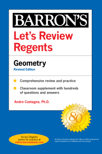 Cover image: Let's Review Regents: Geometry Revised Edition 9781506266299