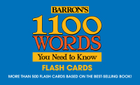 Cover image: 1100 Words You Need to Know Flashcards 9781438075266