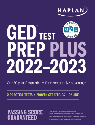 Cover image: GED Test Prep Plus 2022-2023: Includes 2 Full Length Practice Tests, 1000+ Practice Questions, and 60 Online Videos 9781506277356