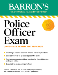 Cover image: Police Officer Exam Flashcards: Up-to-Date Review 11th edition 9781506287591