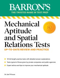 Cover image: Mechanical Aptitude and Spatial Relations Tests 4th edition 9781506287614