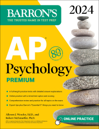 Cover image: AP Psychology Premium, 2024: Comprehensive Review With 6 Practice Tests + an Online Timed Test Option 9781506287973
