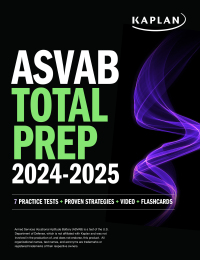 Cover image: ASVAB Total Prep 2024-2025: 7 Practice Tests + Proven Strategies + Video + Flashcards 9781506290799