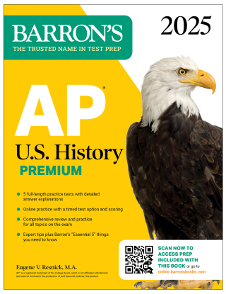 Cover image: AP U.S. History Premium, 2025: Prep Book with 5 Practice Tests + Comprehensive Review + Online Practice 9781506291727