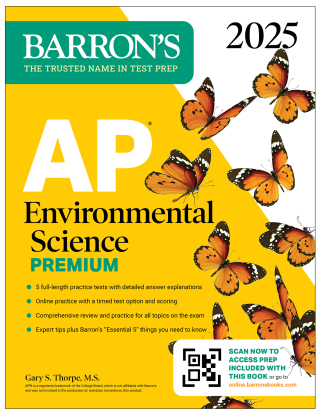 Cover image: AP Environmental Science Premium, 2025: Prep Book with 5 Practice Tests + Comprehensive Review + Online Practice 9781506291895