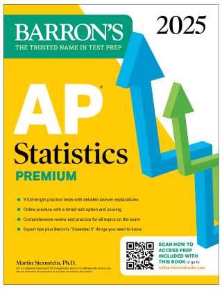Cover image: AP Statistics Premium, 2025: Prep Book with 9 Practice Tests + Comprehensive Review + Online Practice 9781506291970