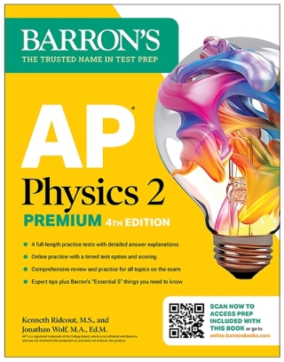 Cover image: AP Physics 2 Premium: Prep Book with 4 Practice Tests + Comprehensive Review + Online Practice (2025) 4th edition 9781506292014