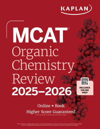 Cover image: MCAT Organic Chemistry Review 2025-2026 9781506294254