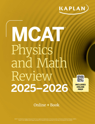 Cover image: MCAT Physics and Math Review 2025-2026 9781506294292