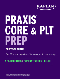 Cover image: Praxis Core and PLT Prep 9781506266190