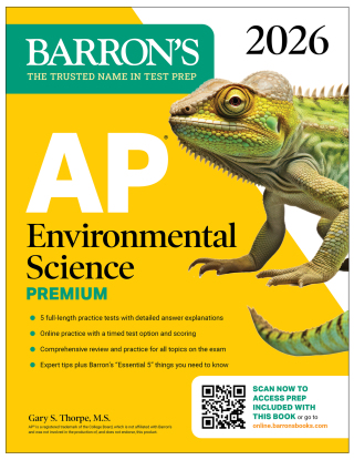 Cover image: AP Environmental Science Premium, 2026: Prep Book With 5 Practice Tests + Comprehensive Review + Online Practice 9781506296746