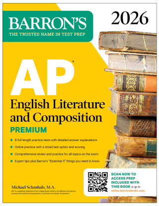 Cover image: AP English Literature and Composition Premium, 2026: Prep Book with 8 Practice Tests + Online Practice 9781506297071