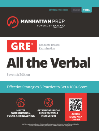 Cover image: GRE All the Verbal 9781506298900