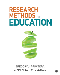Cover image: Research Methods for Education 1st edition 9781506303321