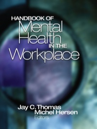 表紙画像: Handbook of Mental Health in the Workplace 1st edition 9780761922551